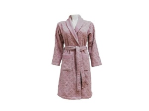 Μπουρνούζι Jacquard Velour, Unisex, Clerica Hazelnut