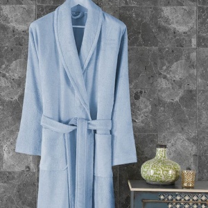 Μπουρνούζι Unisex, Bamboo Blue, Μέγεθος L (Μπαμπού)