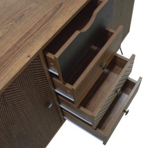 Μπουφές Boho Walnut 122x39.5x86 cm - Img 7