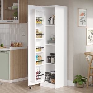 Ντουλάπα multifuncțional Va1 Λευκό 41.7x176.4x44.3 cm