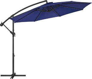 Ομπρέλα σκίασης, Songmics, 300 cm, UPF 50+, Μπλε