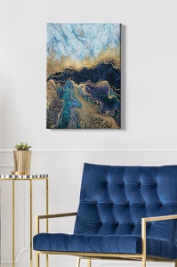 Πίνακας καμβά Πολύχρωμος 50x70x3 cm
