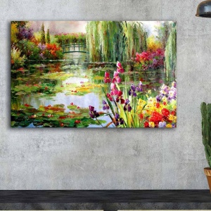 Πίνακας καμβά FAMOUSART-116 Πολύχρωμο 45x70 cm