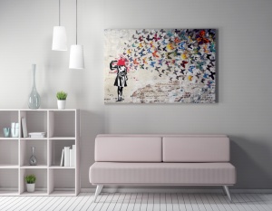 Πίνακας καμβά WY51 Πολύχρωμο 70x100 cm