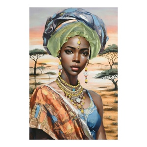 Πίνακας καμβά Zerbera Inart, Pako World, 80x3x120 cm