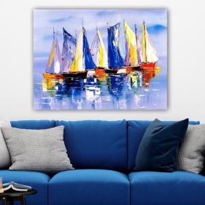 Πίνακας 619226807 Πολύχρωμο 70x100 cm