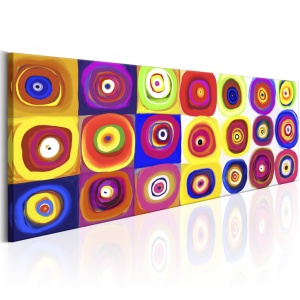 Πίνακας - Colourful Carousel 150x50 cm