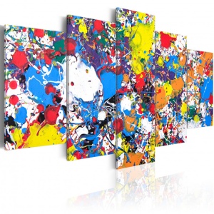 Πίνακας - Colourful Imagination 200x100 cm