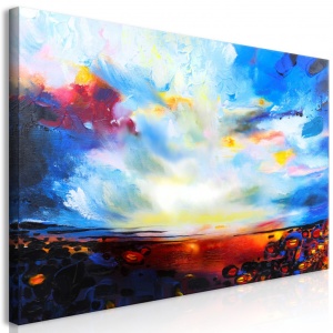 Πίνακας - Colourful Sky (1 Part) Wide 120x60 cm