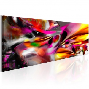 Πίνακας - Fiery Expression 150x50 cm