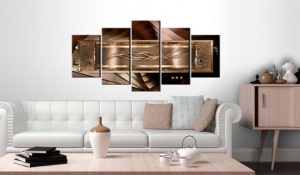 Πίνακας - Golden gentleness 100x50 cm - Img 2