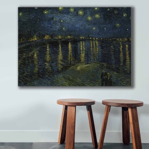 Πίνακας Rainbow Athena Πολύχρωμος 70x100 cm