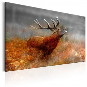 Πίνακας - Roaring Deer 90x60 cm