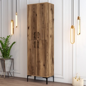 Παπουτσοθήκη Berlina Walnut
