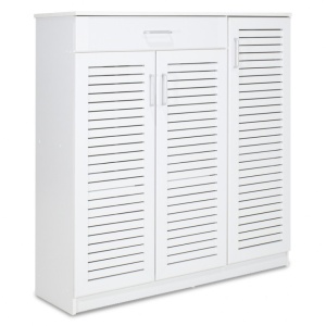 Παπουτσοθήκη Sante 30 Ζευγάρια Λευκό 120x37x123 cm