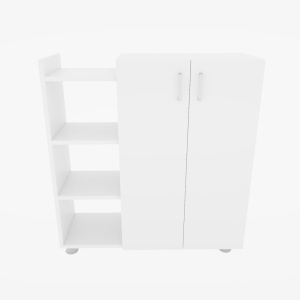 Παπουτσοθήκη Asus Λευκό 90x95x29.6 cm - Img 6