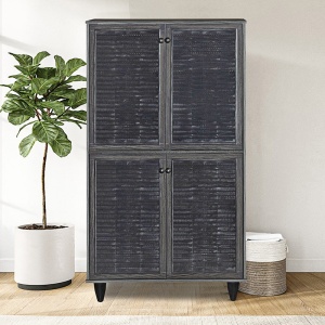 Παπουτσοθήκη Ronan wenge 70.5x35x122cm - Img 3