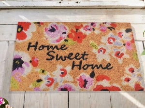 Πατάκι Εισόδου Sweet Home, 40x60 cm, Λαστιχένια Βάση