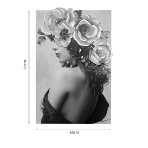 Πίνακας καμβά Bezira 60x3x90 cm - Img 2