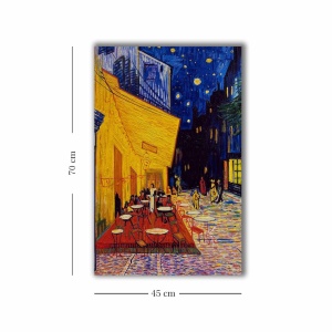 Πίνακας Fareraio Πολύχρωμος 45x70 cm - Img 3