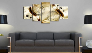 Πίνακας - Gold nymph 100x50 cm - Img 2