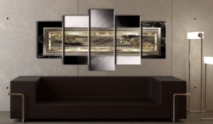 Πίνακας - Golden moments 200x100 cm - Img 2