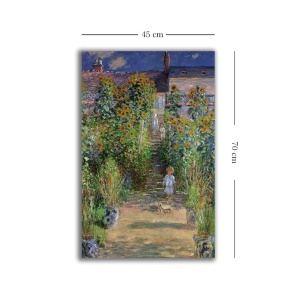 Πίνακας Golden Waveatte Πολύχρωμος 45x70 cm - Img 3