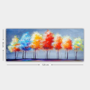 Πίνακας Mithra Oasis Πολύχρωμος 50x120 cm - Img 3