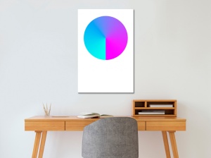 Πίνακας - Neon Gradient (1 Part) Vertical 40x60 cm - Img 2