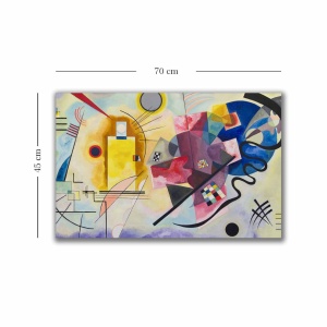 Πίνακας Rainbow Aurora Πολύχρωμος 45x70 cm - Img 3