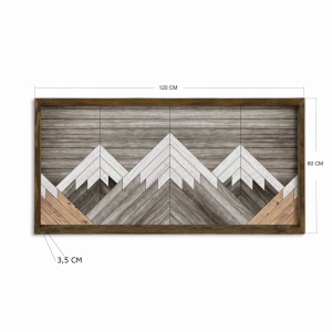 Πίνακας TAH035 Πολύχρωμος 120x60 cm - Img 3