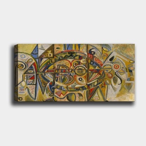 Πίνακας YTYMDRN145 Πολύχρωμος 50x120 cm - Img 2