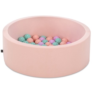 Πισίνα με μπαλάκια Bubble Pops v1 Ροζ 85x85x30 cm