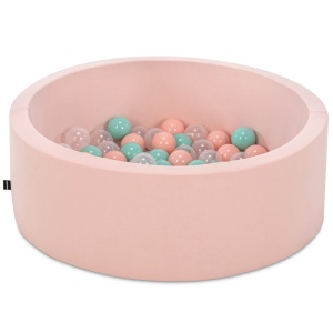 Πισίνα με μπαλάκια Bubble Pops v8 Ροζ 85x85x30 cm