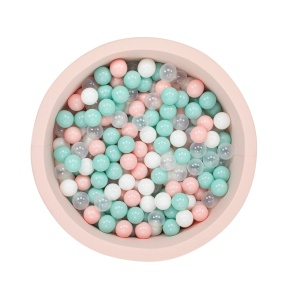 Πισίνα με μπαλάκια Bubble Pop 200 v1 Ροζ 85x85x30 cm - Img 2
