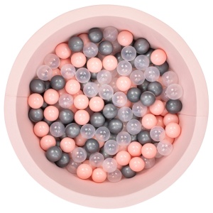 Πισίνα με μπαλάκια Bubble Pops v14 Ροζ 85x85x30 cm - Img 2