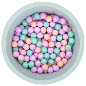 Πισίνα με μπαλάκια Bubble Pops v4 Μέντα 85x85x30 cm - Img 2