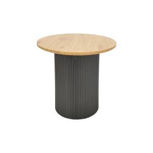 Πλαϊνό τραπεζάκι Dovel Φυσικό 50x50x45 cm - Img 2