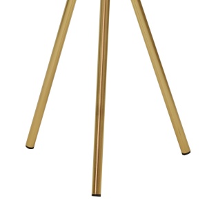 Πλαϊνό τραπεζάκι Jacksie μέταλλο bronz aur 46x46x48 cm - Img 3