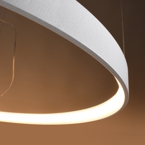 Πολυέλαιος LED Rio, Λευκός, 3000K, 55x55x150 cm - Img 5
