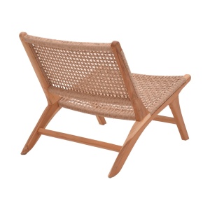 Πολυθρόνα Κήπου Beatrice Boho Pako World Φυσικό 65x78x68 cm - Img 2