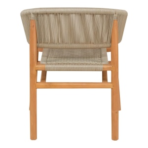 Πολυθρόνα Κήπου Kajone Boho Pako World Κρεμ 62x55x75 cm - Img 5