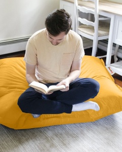 Πολυθρόνα Πουφ Κήπου Cushion Pouf Κίτρινο 20x100 cm - Img 7