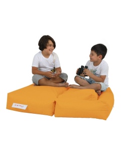 Πολυθρόνα Πουφ Κήπου Kids Πορτοκαλί 50x35x40 cm - Img 5