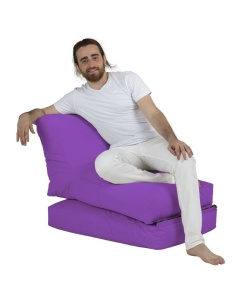 Πολυθρόνα Πουφ Κήπου Siesta Βιολετί 180x55x40 cm - Img 4
