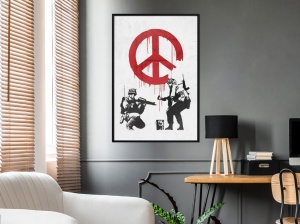 Πόστερ - Banksy: CND Soldiers II, με μαύρη κορνίζα, 20x30 cm - Img 2