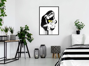 Πόστερ - Banksy: Toxic Mary, με μαύρη κορνίζα, 40x60 cm - Img 2