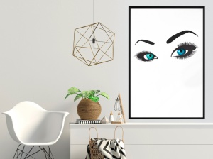 Πόστερ - Piercing Gaze, με μαύρη κορνίζα, 40x60 cm - Img 2