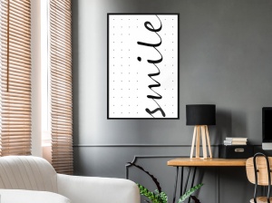 Πόστερ - Smile, με μαύρη κορνίζα, 40x60 cm - Img 2