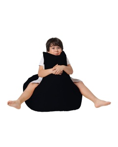 Πουφ beanbag κήπου Baton Μαύρο - Img 7